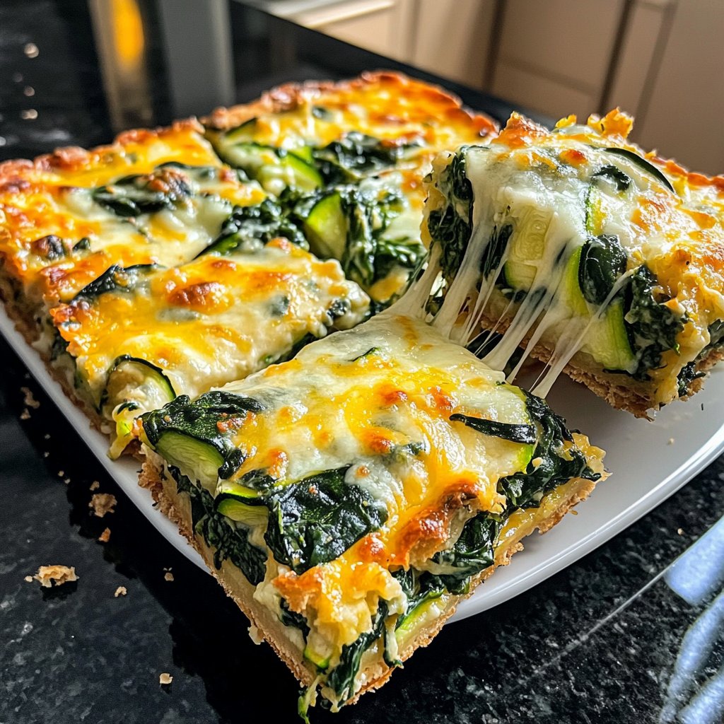 Gemüseauflauf mit Spinat