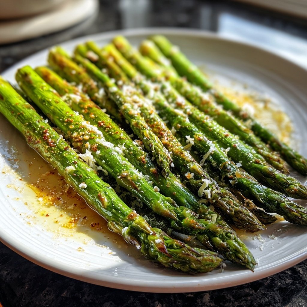 Grüner Spargel Mit Parmesan