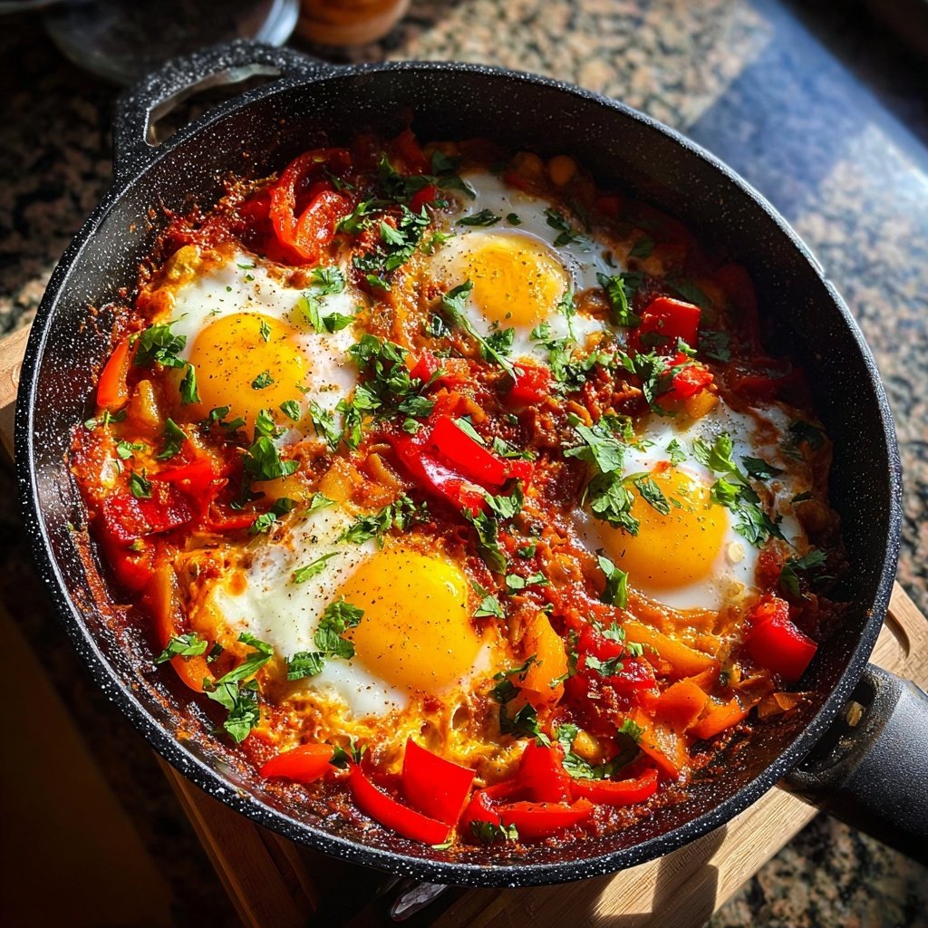 Shakshuka mit Kichererbsen