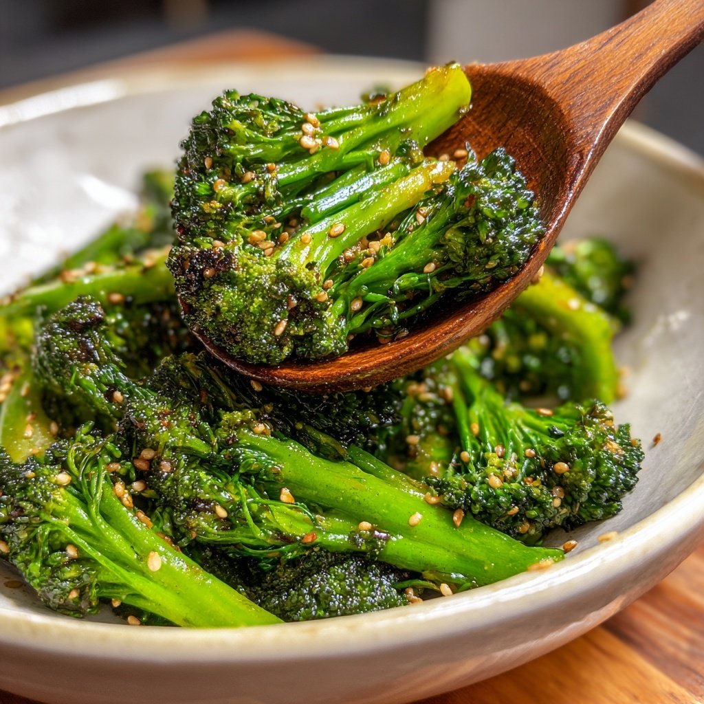 Brokkoli Pfanne Mit Sesam