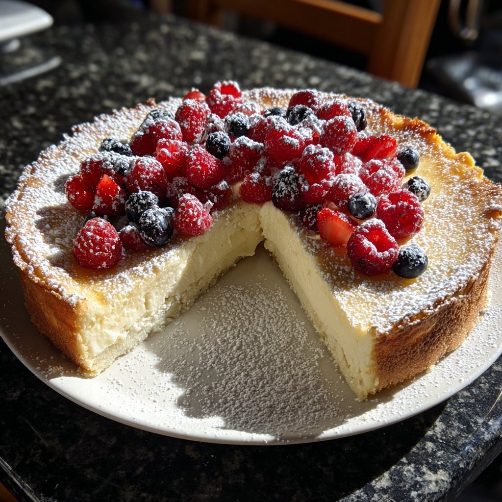 Käsekuchen klassisch gebacken