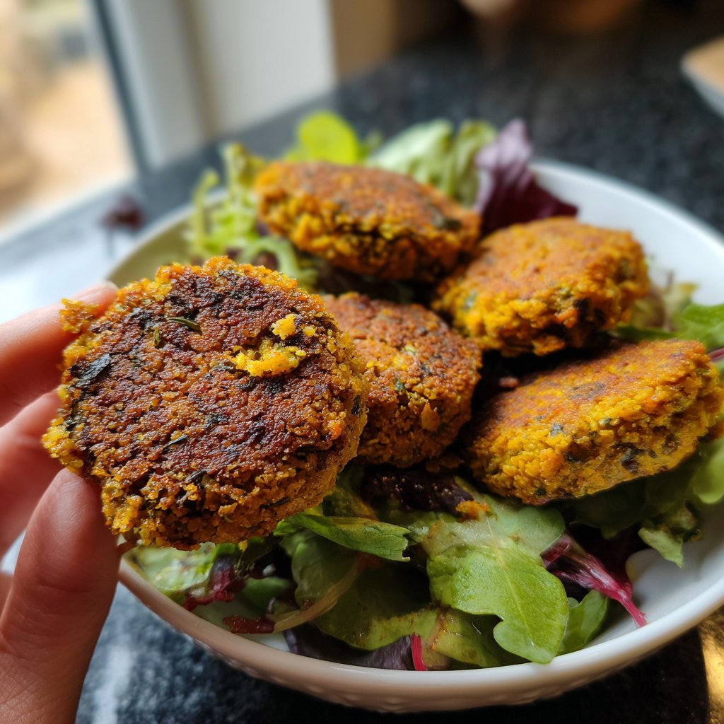 Falafel auf Salat