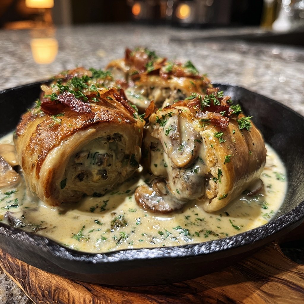 Hausmannskost Rinderrouladen mit Rahmsoße